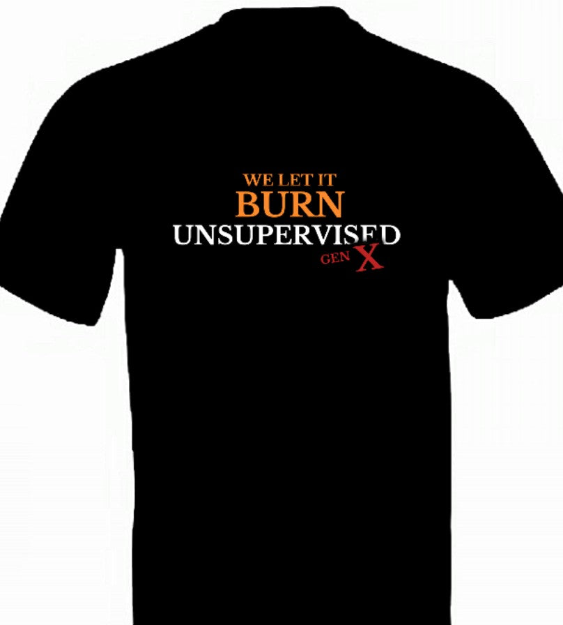 GEN X FIRE T Shirt Front and Back Print